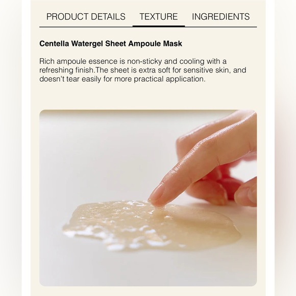 Centella Watergel Sheet Ampoule Mask 5pack - Picture 12 of 13